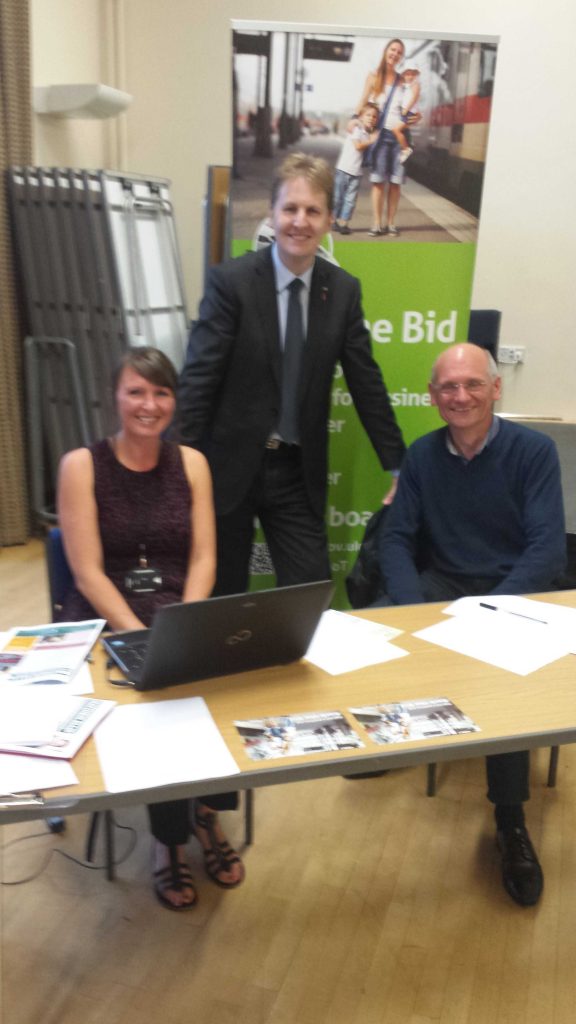 Police and Crime Commissioner Matthew Ellis spoke of ongoing work to make policing more visible and transparent at a Community Partnership Meeting in Meir