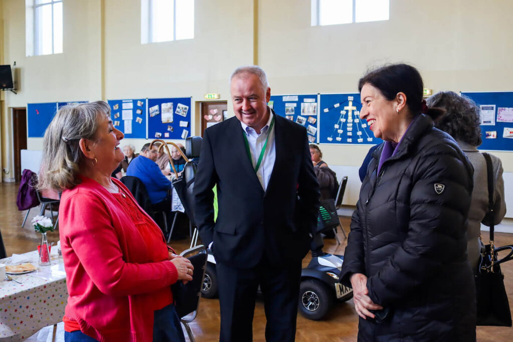 Staffordshire Commissioner joins Jo Gideon MP on Bentilee walkabout