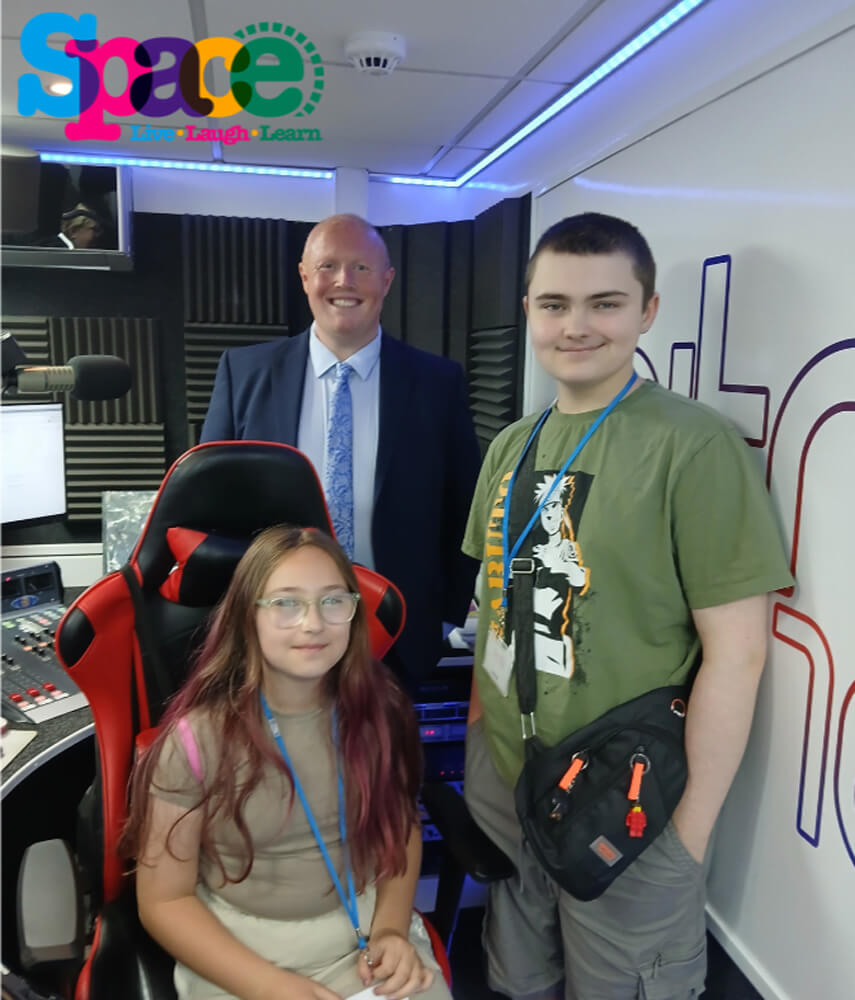 Staffordshire children become budding radio presenters as part of Space scheme