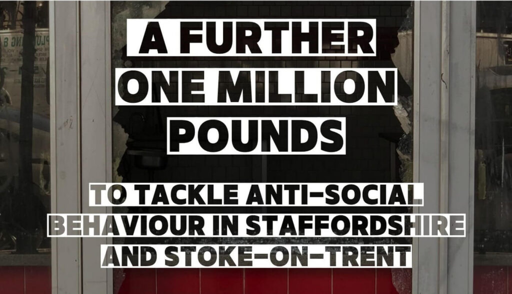£1m to be invested in tackling ASB in Cannock and areas of Stoke-on-Trent