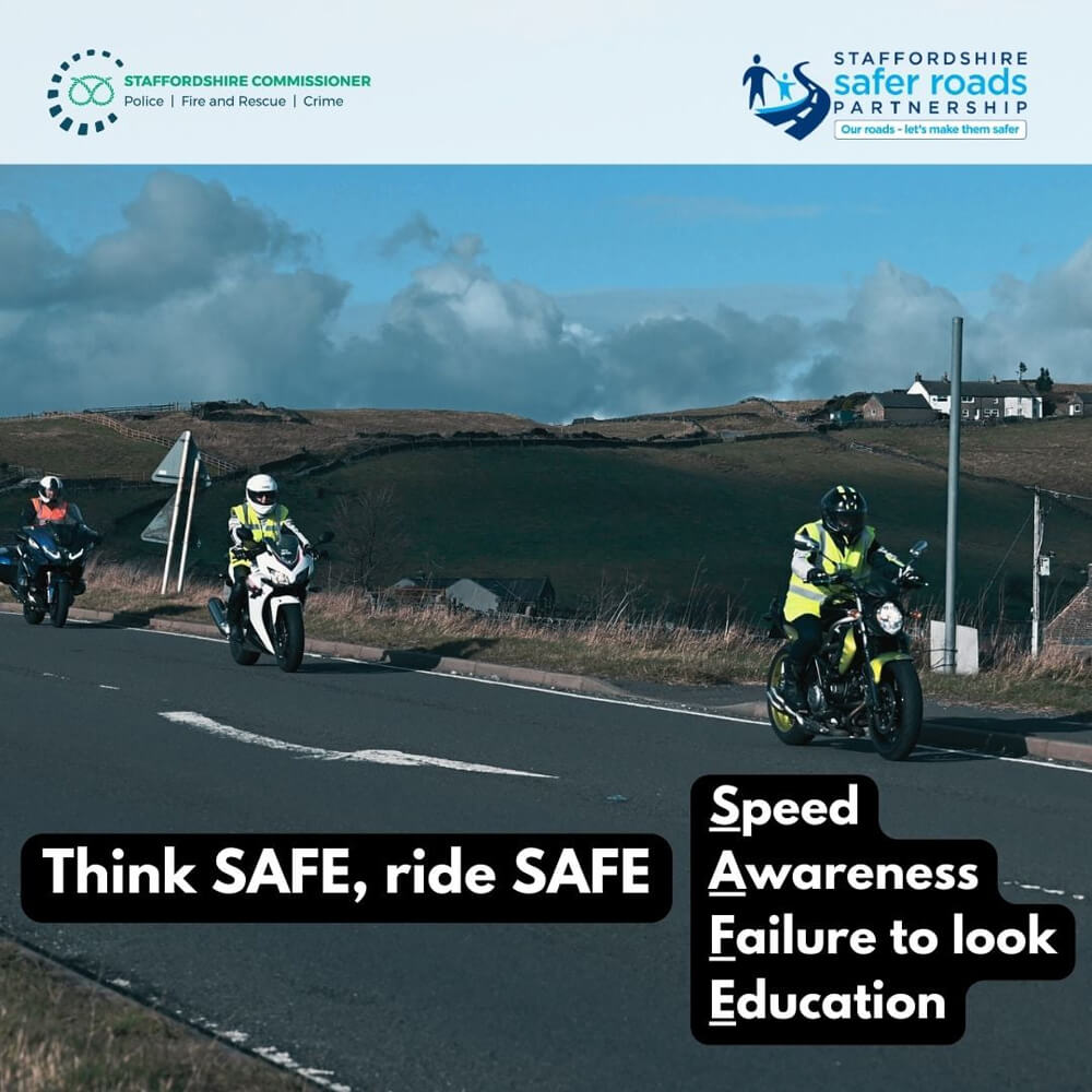 New campaign urges bikers to ‘Think SAFE, ride SAFE’