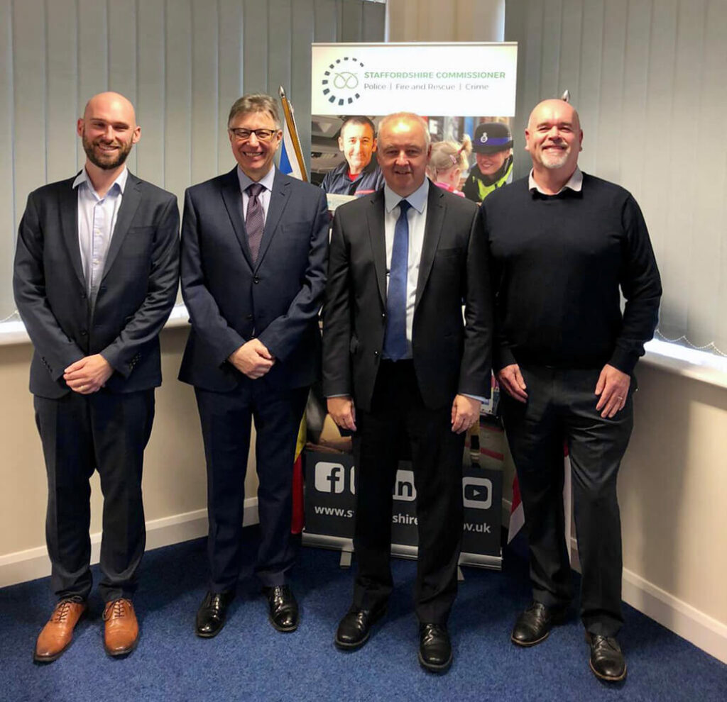 Commissioner welcomes three new volunteers to help shape local services