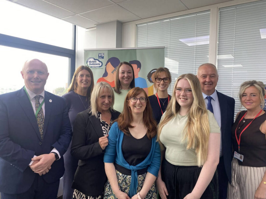 Staffordshire Commissioner visits victim support service