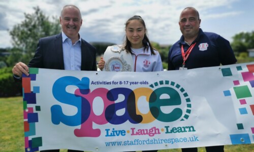 Ben Adams, Amy Nolan and Andy Whitehall MBE