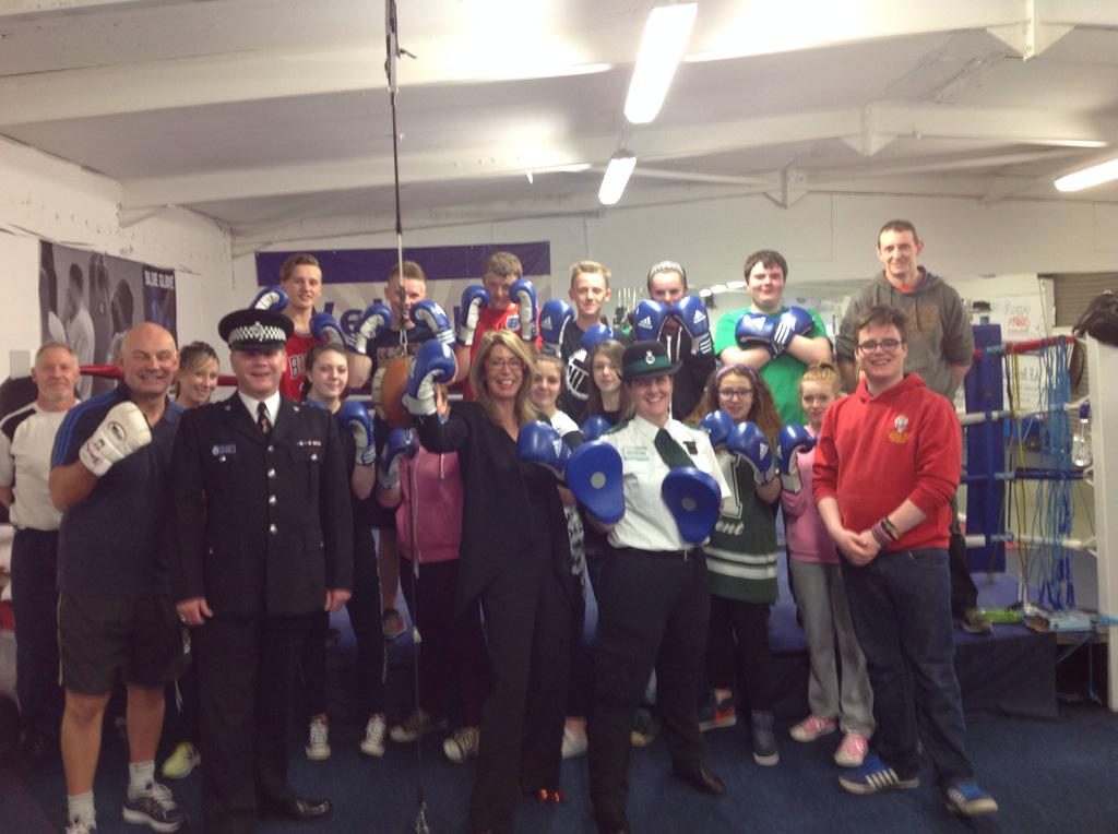 Cadets at Blue Glove Boxing Academy