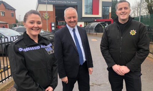 Launch of Chase Terrace police base