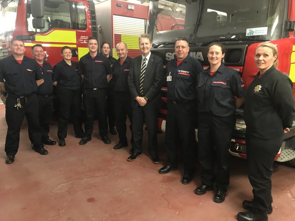 Cheadle on call fire station