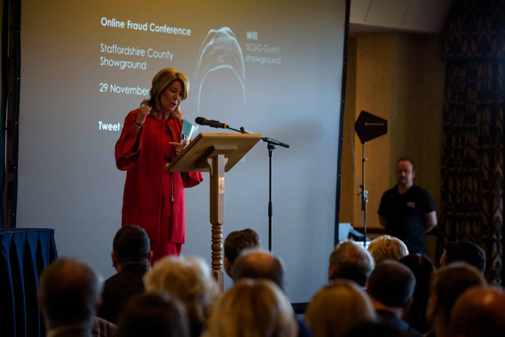 DPCC Sue Arnold at Online Fraud Conference