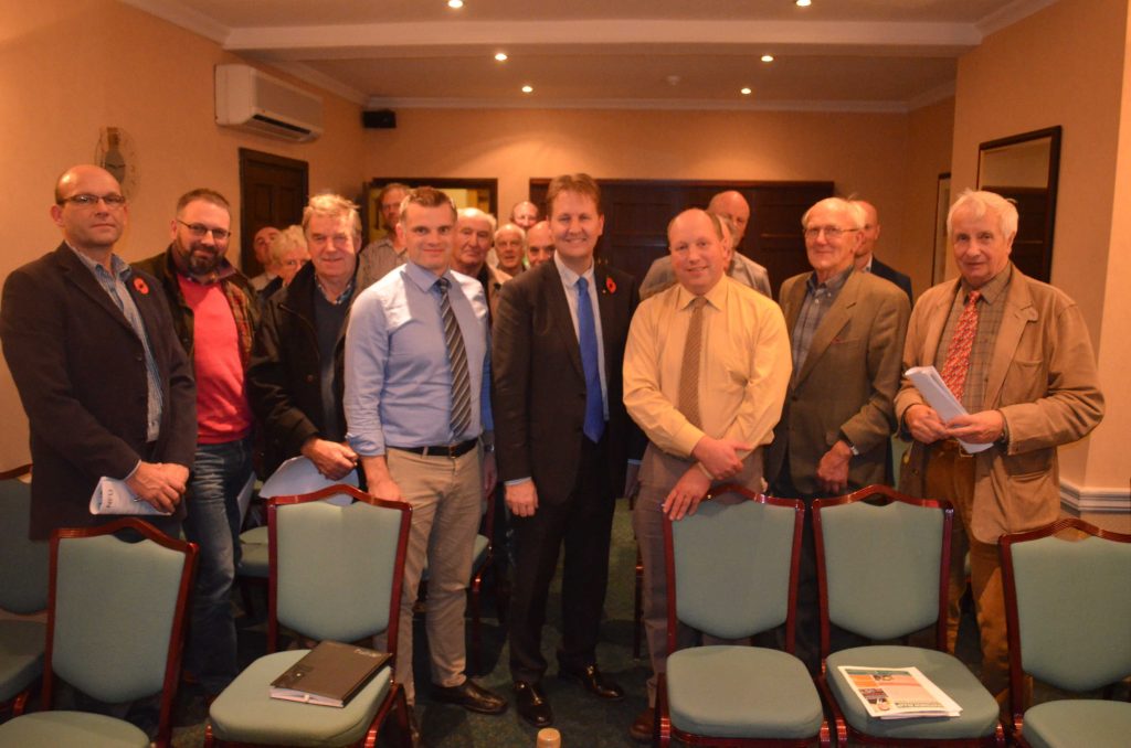 PCC Matthew Ellis with Staffordshire farmers