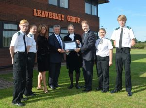 Deputy PCC Sue Arnold James Leavesley High Sherriff Johnny Leavesley PCC Matthew Ellis and Staffs Police Cadets