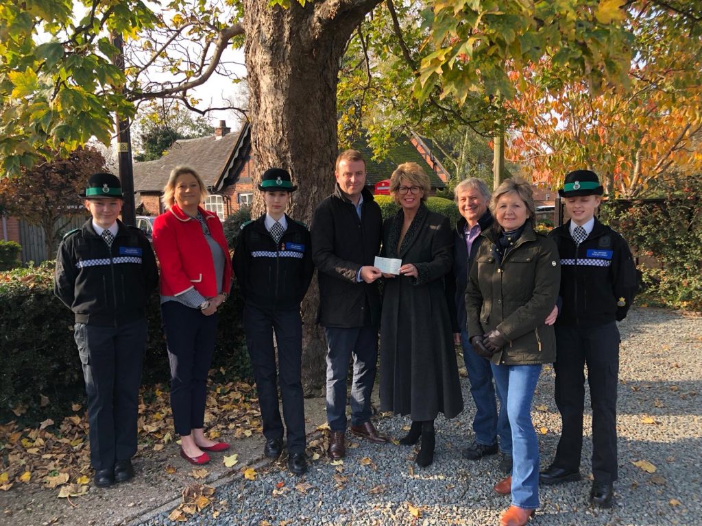 Elford cadets donation