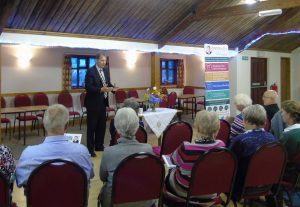 PCC Matthew Ellis talking to Meerbrook WI