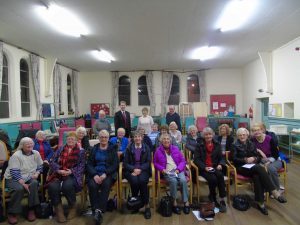 PCC Matthew Ellis with Cheadle Ladies Get Together Group