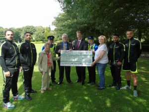 PCC Matthew Ellis with Engage Communities Queenland Residents Association and local PCSOs