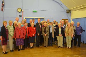 PCC Matthew Ellis with Maer and District WI