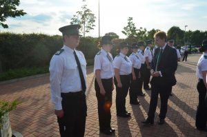 PCC Matthew Ellis with Staffordshire Police Cadets