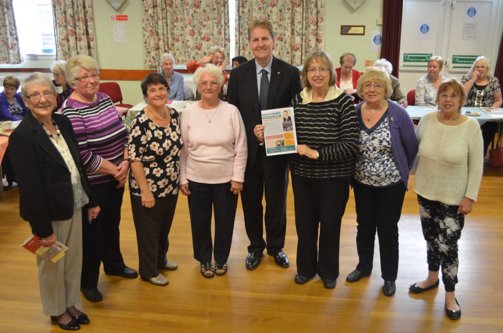 PCC Matthew Ellis with Stonnall WI