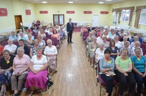 PCC Matthew Ellis with members of Burntwood WI