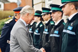 Prince Charles meets Burslem Cadets