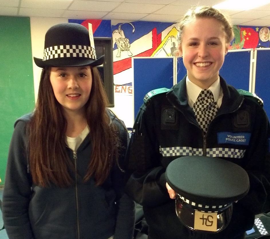 Stafford unit Cadet welcoming a Tamworth cadet
