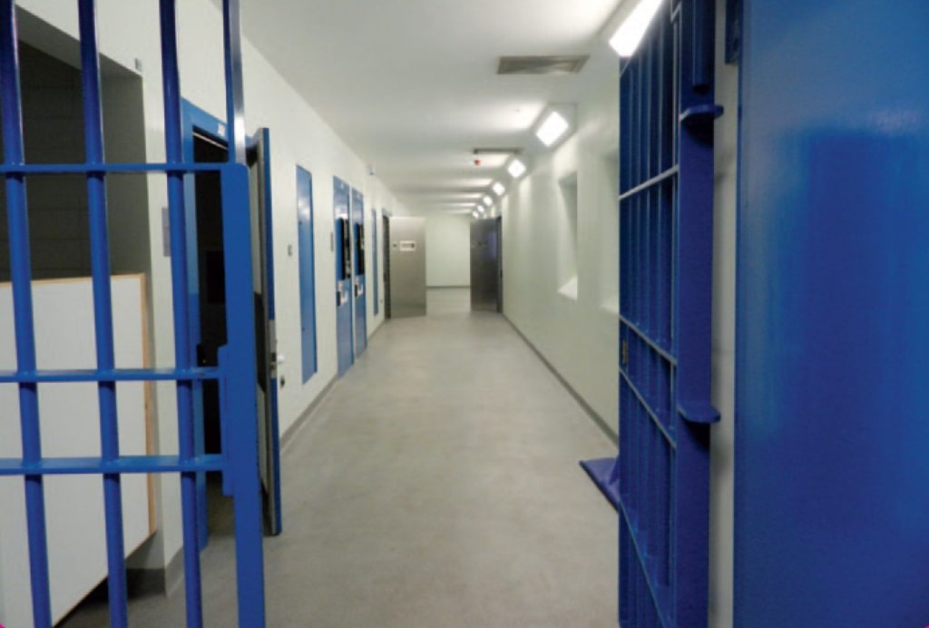 Custody site interior